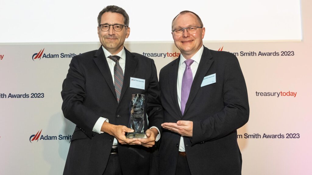 Photo of Jörg Bermüller and Uwe Reinemer, Merck KGaA.