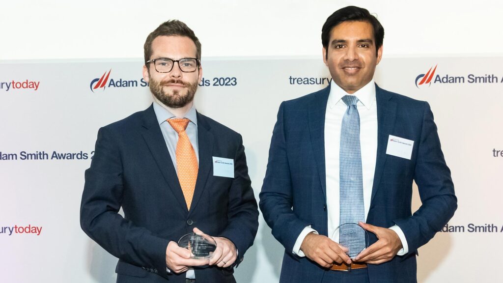 Photo of Tom Chesney, Jetex and Jyotin Jauhar, HSBC.