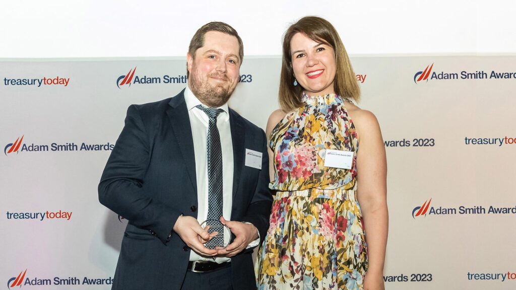 Photo of Alan Parkes and Sahika Rana, Citi.