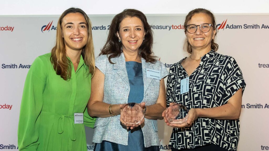 Photo of Charlotte Thorogood, Bank of America, Susana Aristizabal and Nevin Lettens, eBay.