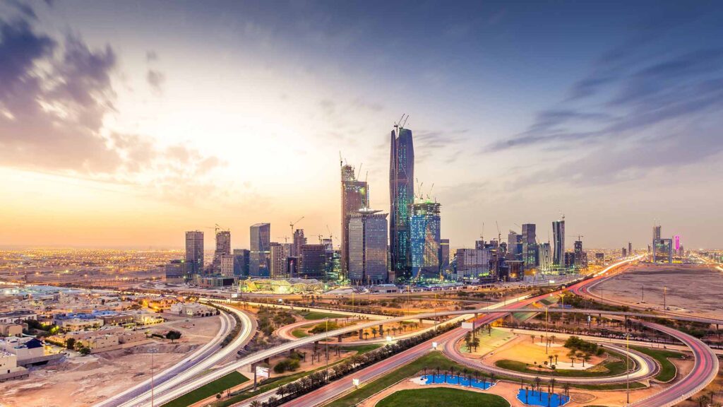 Riyadh City towers in Saudi Arabia