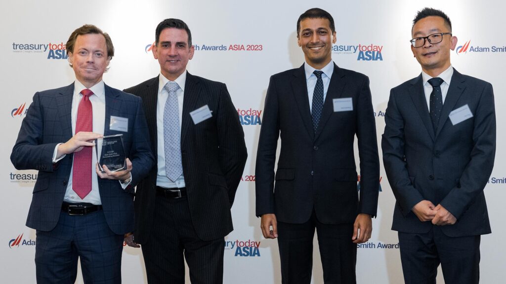 Photo of Daniel Christie, James Evans, Gavin Gonsalves and Tim Tian, AIA.