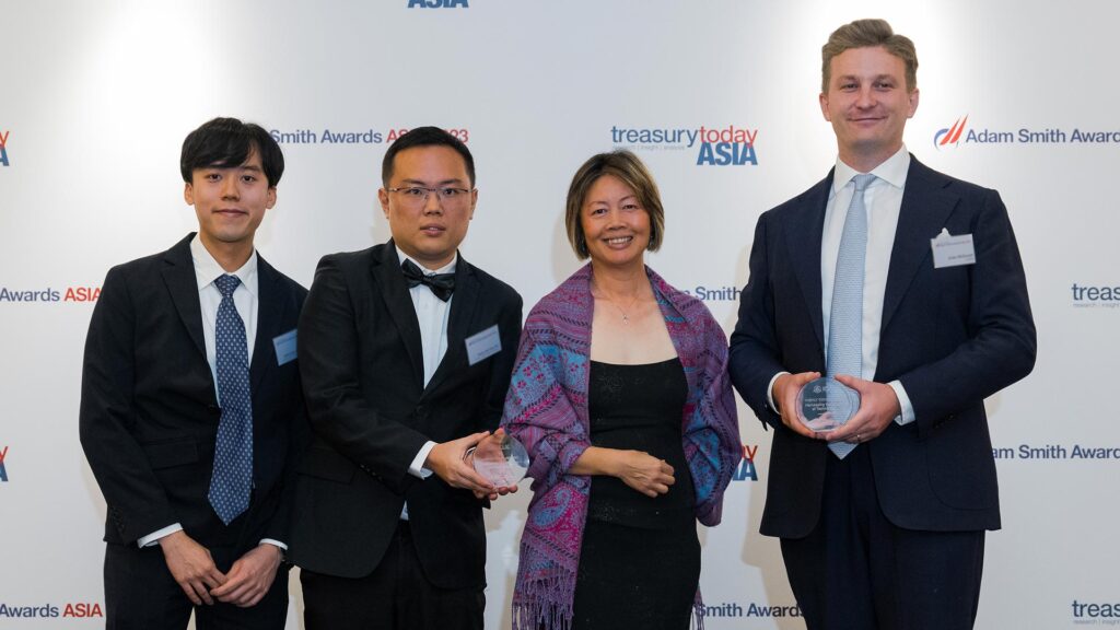 Photo of Clifford Ping Yuen Do, Kelvin Tee Ping Jian, Tanya Shien-Yi Lee, Kuala Lumpar Kepong Berhad and Aidan McDonald, Kyriba.