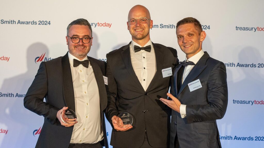 Photo of Roderick Mackenzie, ICD, Julian Weber and Christian Schmahl, Delivery Hero.