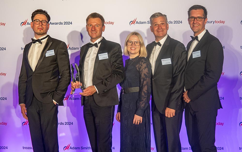 Photo of Alexander Lapin, Dominik Fiedler, Svenja Peters, Manfred Keller and Sven Eckert, Siemens Healthineers AG.