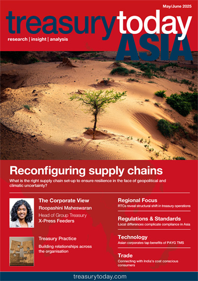 Treasury Today Asia May/June 2025 magazine cover